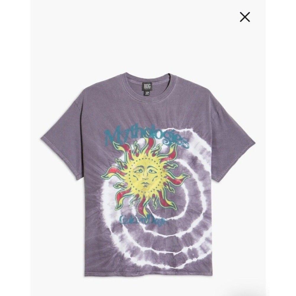 BDG Urban Outfitters T Shirt Oversized L XL Mythologies Tie Dye Purple Women - Picture 16 of 16
